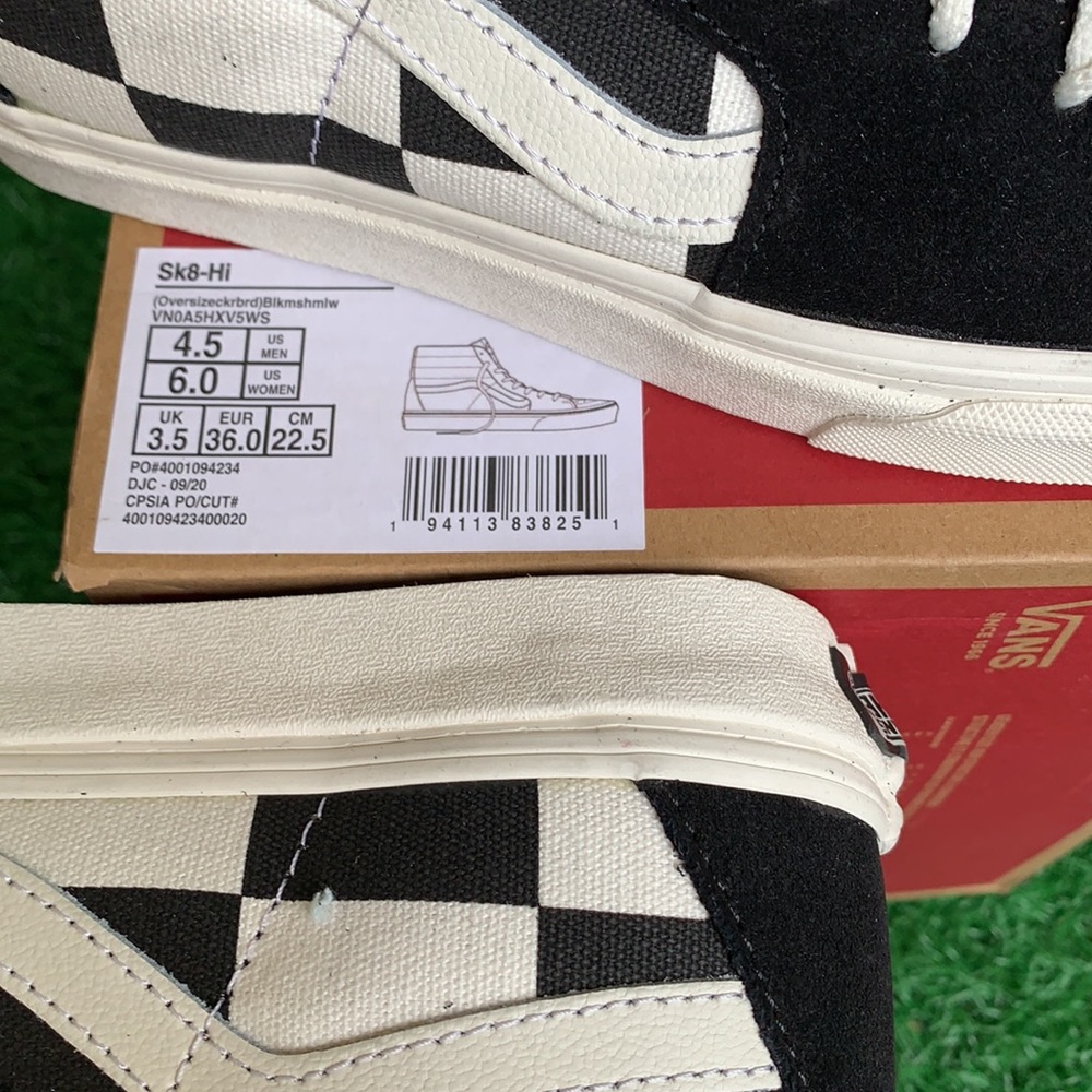 VANS SK8-Hi OVERSIZECKRBRD Black/Marshmall Men’s - Picture 14 of 14